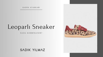 leoparlı sneaker