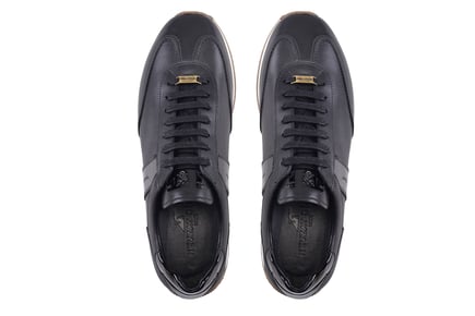 Siyah Bağcıklı Casual Sneaker