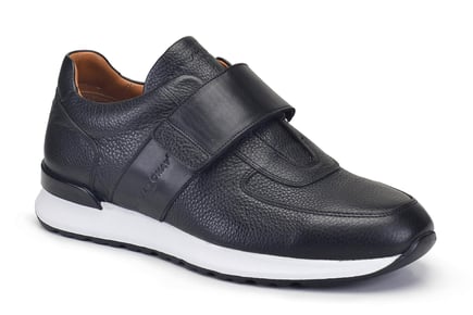 Siyah Cırtlı Erkek Sneaker Ayakkabı