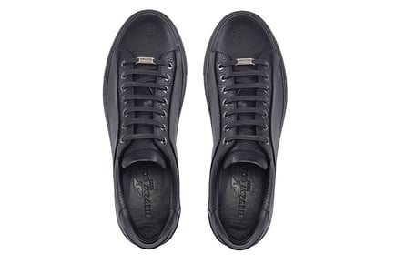 Siyah Bağcıklı Erkek Sneaker Ayakkabı
