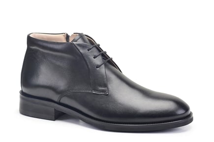 Siyah Klasik Chukka Bot