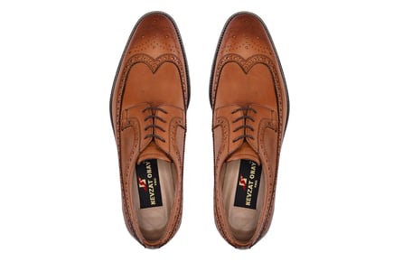 Taba Bağcıklı Kösele Erkek Klasik Ayakkabı