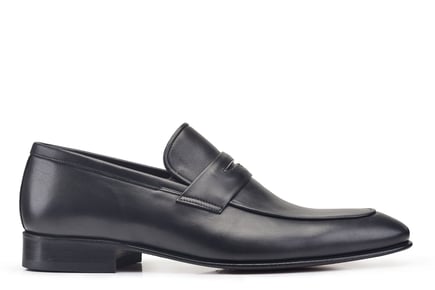 Siyah Loafer Kösele Erkek Ayakkabı