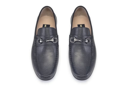 Siyah Tokalı Yazlık Loafer