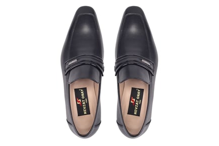 Siyah Loafer Erkek Klasik Ayakkabı