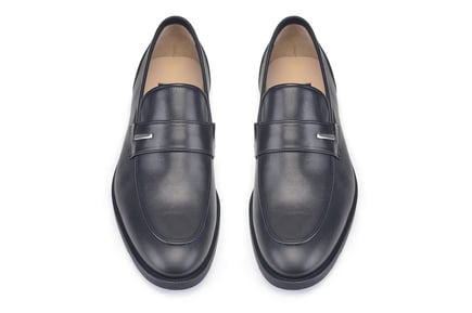 Siyah Klasik Loafer Termo Kışlık Erkek Ayakkabı