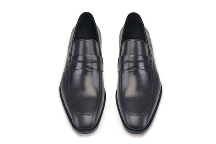 Siyah Loafer Kösele Erkek Ayakkabı