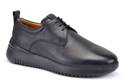 Siyah Bağcıklı Erkek Sneaker Ayakkabı