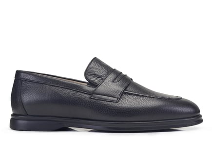 Siyah Penny Loafer Erkek Ayakkabı