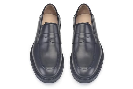 Siyah Penny Loafer Erkek Casual Ayakkabı
