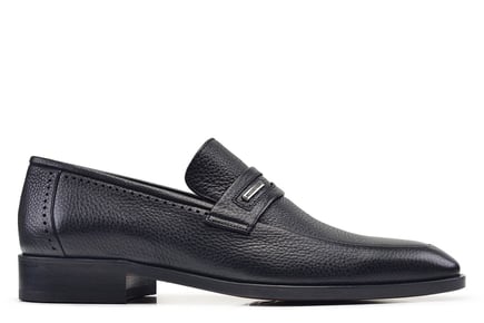 Siyah Floter Erkek Loafer Ayakkabı