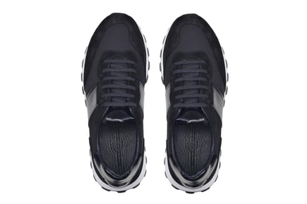 Siyah Bağcıklı Erkek Sneaker Ayakkabı