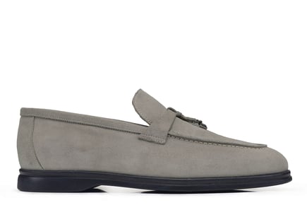 Süet Taupe Yazlık Loafer