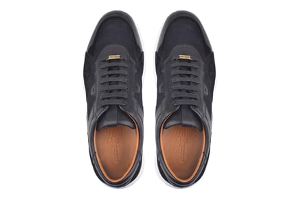 Siyah Bağcıklı Erkek Sneaker Ayakkabı