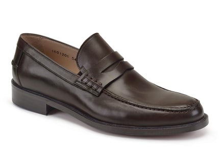 Kahverengi Loafer Kösele Erkek Ayakkabı