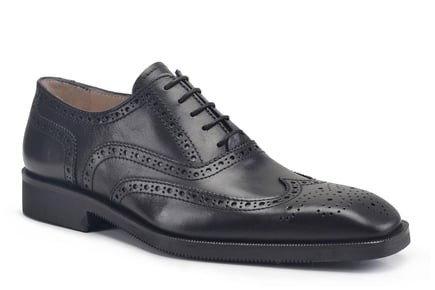 Siyah Klasik Bağcıklı Termo Erkek Ayakkabı -56212-