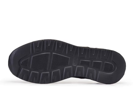 Siyah Bağcıksız Sneaker Erkek Ayakkabı