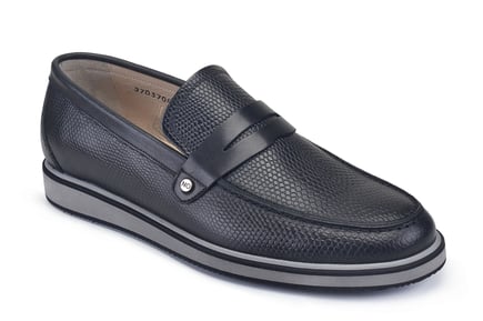 Siyah Penny Loafer Erkek Ayakkabı