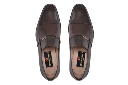 Kahverengi Klasik Loafer Erkek Ayakkabı -12341-