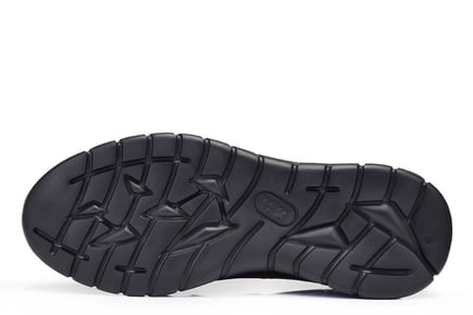Siyah Baskı Bağsız Erkek Sneaker Ayakkabı
