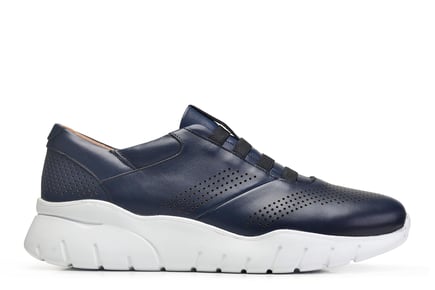 Lacivert Bağcıksız Sneaker
