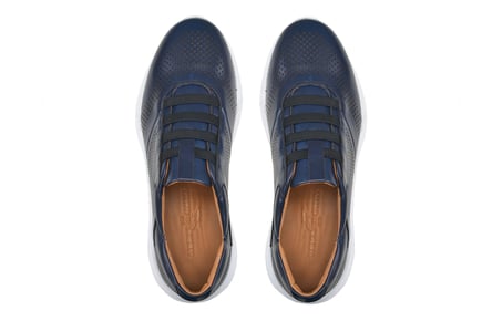 Lacivert Bağcıksız Sneaker