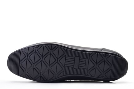 Siyah Bağcıksız Loafer Erkek Yazlık Ayakkabı
