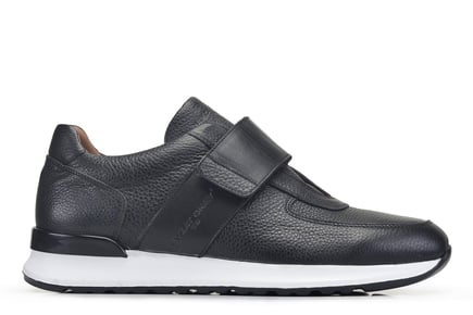 Siyah Cırtlı Erkek Sneaker Ayakkabı