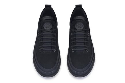 Siyah Bağcıklı Erkek Sneaker