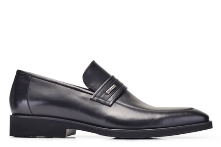 Siyah Klasik Bağcıksız Erkek Günlük Ayakkabı