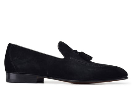 Siyah Klasik Kösele Erkek Loafer Ayakkabı