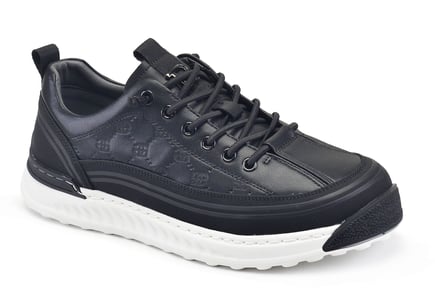 Siyah Bağcıklı Sneaker