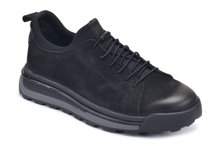 Siyah Nubuk Casual Sneaker