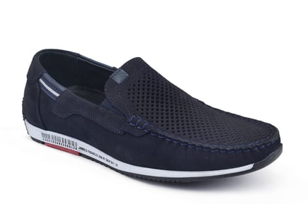 Lacivert Yazlık Loafer Erkek Ayakkabı