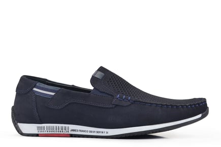 Lacivert Yazlık Loafer Erkek Ayakkabı