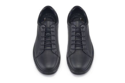 Siyah Bağcıklı Sneaker Erkek Ayakkabı