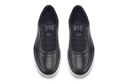 Siyah Bağcıklı Yazlık Sneaker