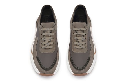 Vizon Bağcıklı Casual Sneaker
