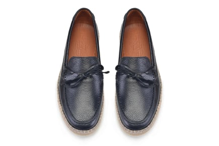 Siyah Yazlık Loafer Erkek Ayakkabı