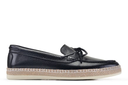 Siyah Yazlık Loafer Erkek Ayakkabı