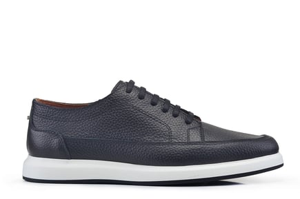 Siyah Bağcıklı Casual Sneaker
