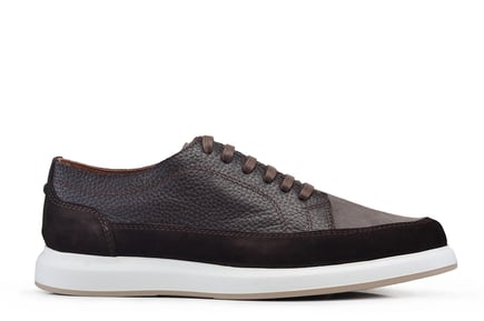 Kahverengi Bağcıklı Sneaker Erkek Ayakkabı