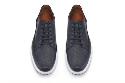Siyah Bağcıklı Casual Sneaker