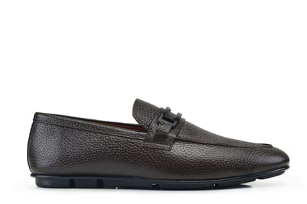 Kahverengi Tokalı Yazlık Loafer
