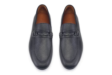 Siyah Tokalı Yazlık Loafer