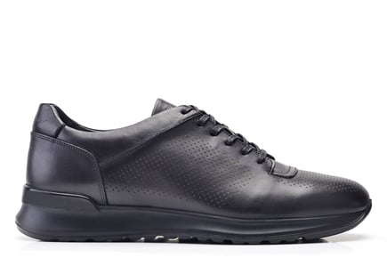 Siyah Baskı Erkek Sneaker Ayakkabı