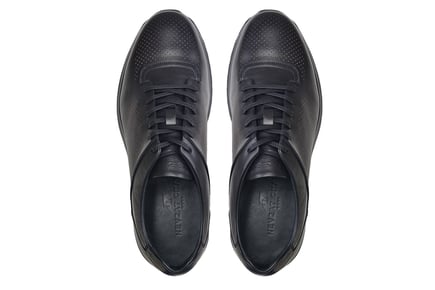 Siyah Baskı Erkek Sneaker Ayakkabı