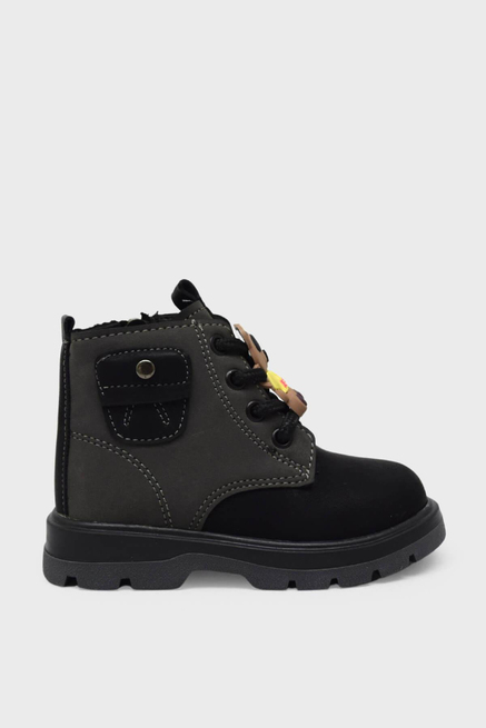 Pepino Unisex Çocuk Cat Stil Bot Siyah Füme P-1792