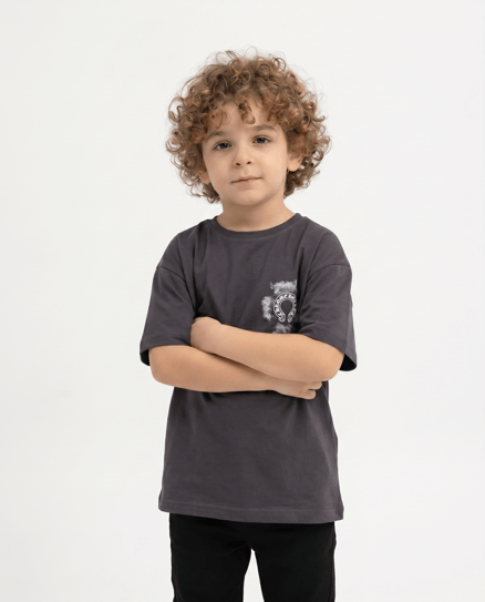 002703 Baskılı Erkek Çocuk T-Shirt FM