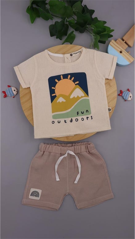 0526 Fun Out Doors Takım KREM